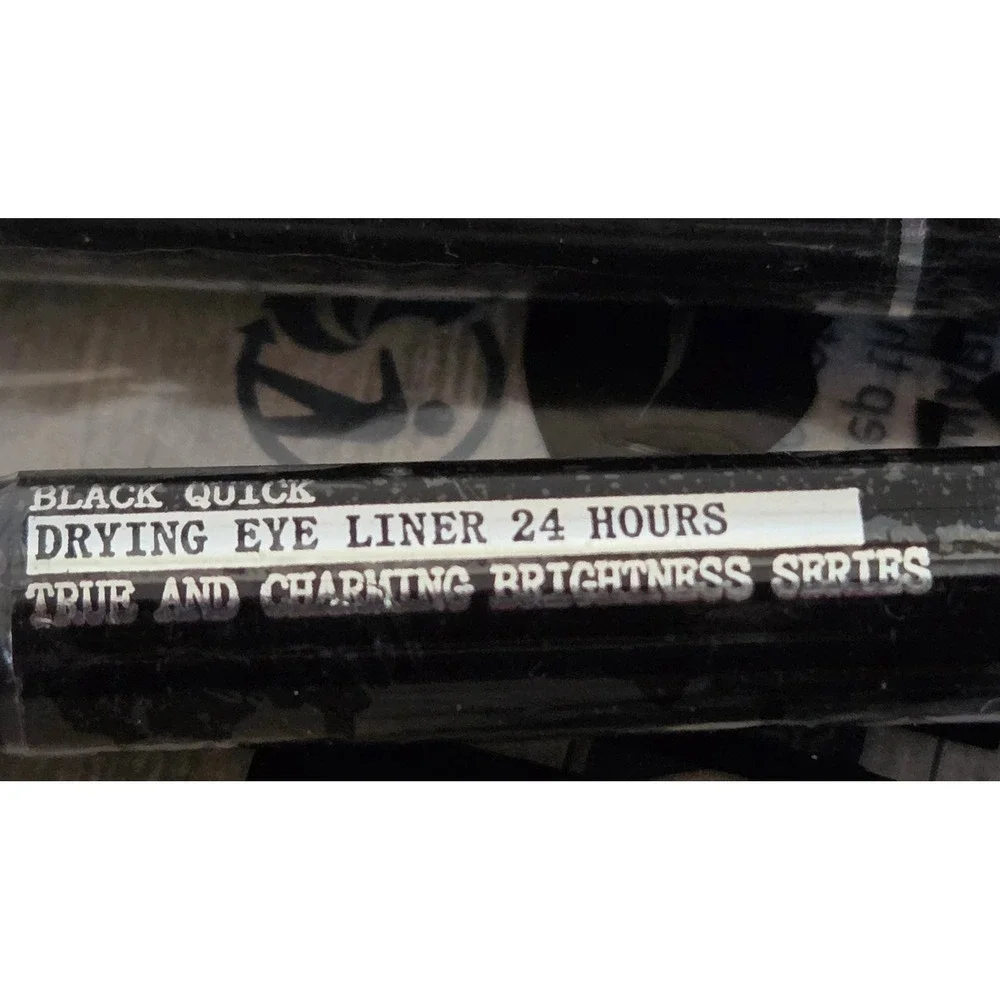 Dadira Black Quick Drying Eye Liner 24 Hours True and Charming Series 6 Pack Lot